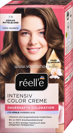 réell‘e Haarfarbe 7.11 Kühles Mittelblond, 1 St