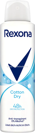 Rexona Antitranspirant Deospray cotton dry, 150 ml