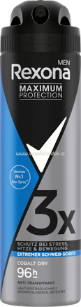 Rexona men Antitranspirant Deospray Maximum Protection Cobalt Dry, 150 ml