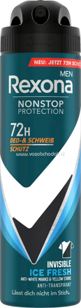 Rexona men Antitranspirant Deospray Nonstop Protection Invisible Ice Fresh, 150 ml