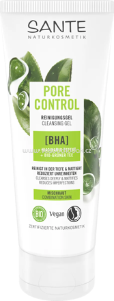 SANTE NATURKOSMETIK Reinigungsgel Pore Control BHA, 100 ml