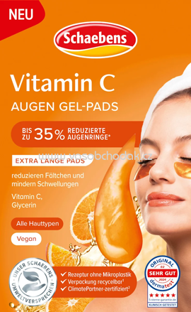  Schaebens Augenpads Gel Vitamin C 1 Paar, 2 St