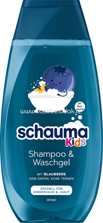schauma Kinder Shampoo & Waschgel Blaubeere, 250 ml