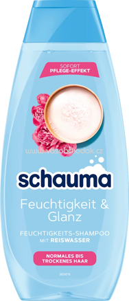 schauma Shampoo Feuchtigkeit & Glanz, 400 ml