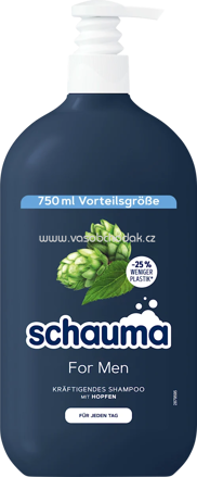 schauma Shampoo For Men, 750 ml