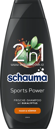 schauma Shampoo Sports Power 2in1, 400 ml