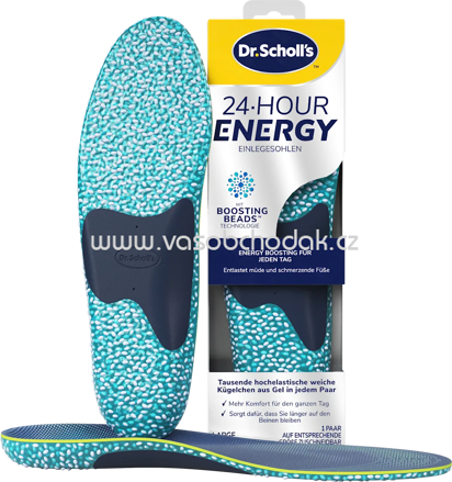 Scholl Einlegesohlen 24 hour energy Gr. 40 - 47,5 1 Paar, 2 St