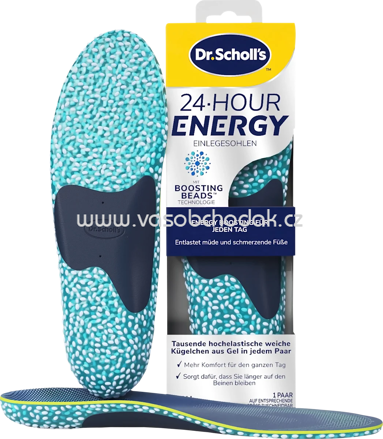 Scholl Einlegesohlen 24Hour Energy Gr. 35 - 40 1 Paar, 2 St