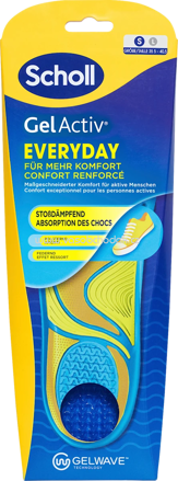 Scholl Einlegesohlen GelActiv Everyday, Gr. 35,5 - 40,5 1 Paar, 2 St