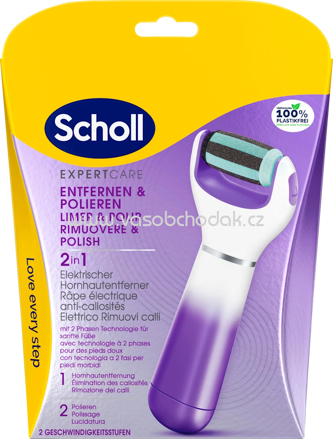 Scholl Elektrischer Hornhautentferner Expert Care lila, 1 St