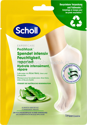 Scholl Fußmaske Socken mit Aloe Vera 1 Paar, 2 St
