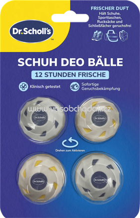 Scholl Schuh Deo Bälle, 4 St