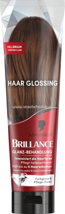 Schwarzkopf Brillance Farb-Glanzbehandlung Glossing Hellbraun, 150 ml