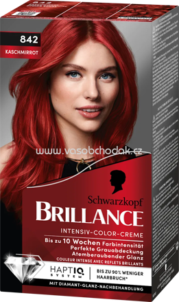 Schwarzkopf Brillance Haarfarbe 842 Kaschmirrot, 1 St