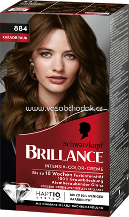 Schwarzkopf Brillance Haarfarbe 884 Kakaobraun, 1 St