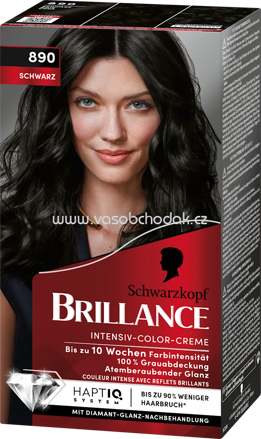 Schwarzkopf Brillance Haarfarbe 890 Schwarz, 1 St