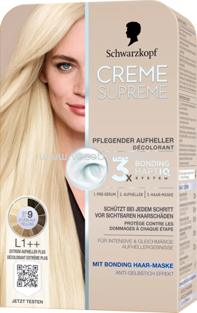Schwarzkopf CREME SUPREME Aufheller L1++ Extrem, 1 St