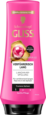 Schwarzkopf GLISS Conditioner Verführerisch Lang, 200 ml