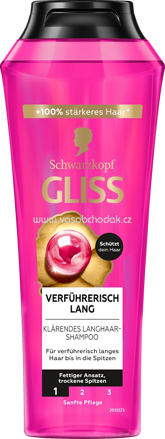 Schwarzkopf GLISS Shampoo Verführerisch Lang, 250 ml