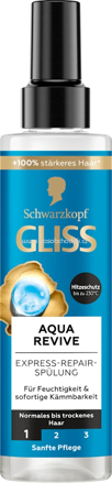 Schwarzkopf GLISS Sprüh-Conditioner Express-Repair Aqua Revive, 200 ml