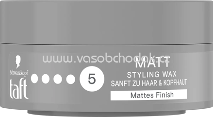 Schwarzkopf taft Haargel MATT WAX Halt 5, 75 ml