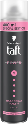 Schwarzkopf taft Haarspray POWER Cashmere Halt 5 XXL, 400 ml
