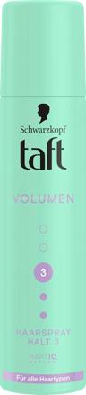 Schwarzkopf taft Haarspray VOLUMEN Halt 3 Reisegröße, 75 ml