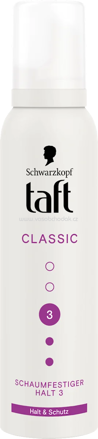 Schwarzkopf taft Schaumfestiger Classic, Halt & Schutz, 150 ml