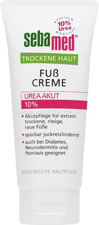 sebamed Fußcreme Trockene Haut Urea Akut, 100 ml