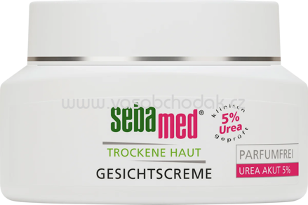 sebamed Gesichtscreme trockene Haut Urea Akut parfumfrei, 50 ml
