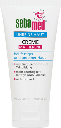 sebamed Gesichtscreme unreine Haut mattierend, 50 ml