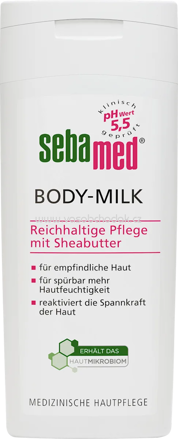sebamed Körpermilch reichhaltig mit Sheabutter, 200 ml