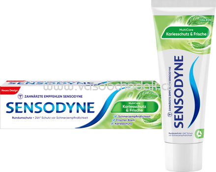 Sensodyne Zahnpasta Multicare Kariesschutz & Frische, 75 ml