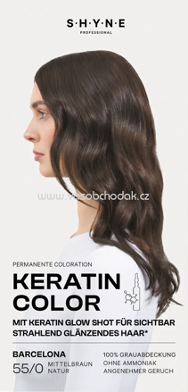 SHYNE Professional Haarfarbe 55/0 Barcelona Mittelbraun Natur, 1 St
