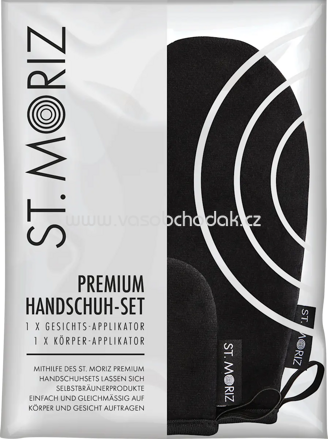 St. Moriz Selbstbräuner Handschuh-Set Gesicht & Körper, 1 St