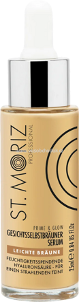 St. Moriz Selbstbräuner Serum Gesicht Prime & Glow, leichte Bräune, 25 ml