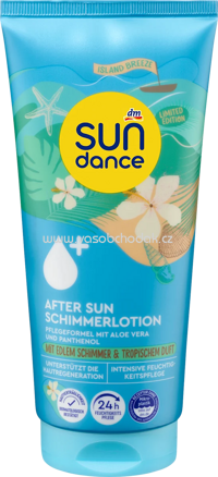 SUNDANCE After Sun Lotion mit Schimmer & tropischem Duft, island breeze, 200 ml