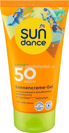 SUNDANCE Sonnencreme Gel Sport LSF 50, 150 ml