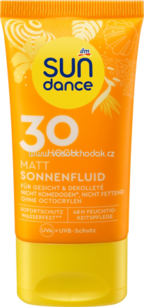 SUNDANCE Sonnenfluid Gesicht mattierend, LSF 30, 50 ml