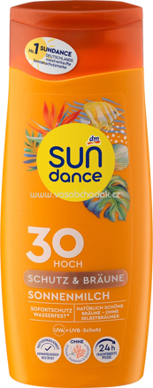 SUNDANCE Sonnenmilch Schutz & Bräune, LSF 30, 200 ml