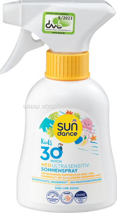 SUNDANCE Sonnenspray Kids, MED ultra sensitiv, LSF 30, 200 ml