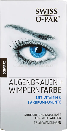 Swiss-o-Par Augenbrauen- und Wimpernfarbe Schwarz, 1 St