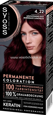 Syoss Haarfarbe 4_22 Leuchtendes Rot, 1 St