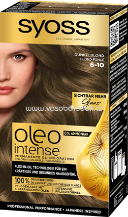 Syoss Oleo Intense Haarfarbe 6-10 Dunkelblond, 1 St