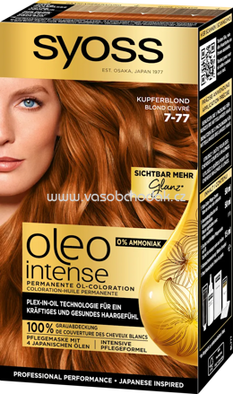 Syoss Oleo Intense Haarfarbe 7-77 Kupferblond, 1 St