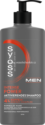 Syoss Shampoo Men Intense Power, 440 ml