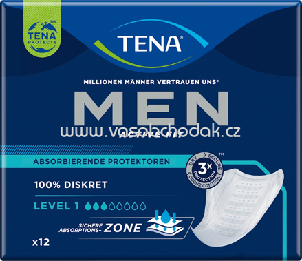 TENA Men Einlagen Inkontinenz Level 1, 12 St