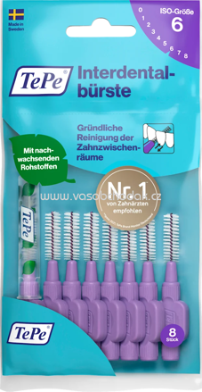 TePe Interdentalbürsten violett 1,1 mm ISO 6, 8 St
