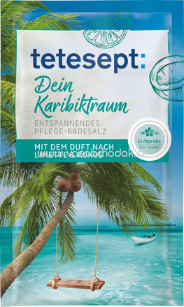 tetesept Badesalz Dein Karibiktraum, 60 g