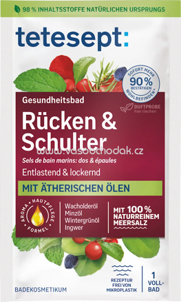tetesept Badesalz Rücken & Schulter, 80 g